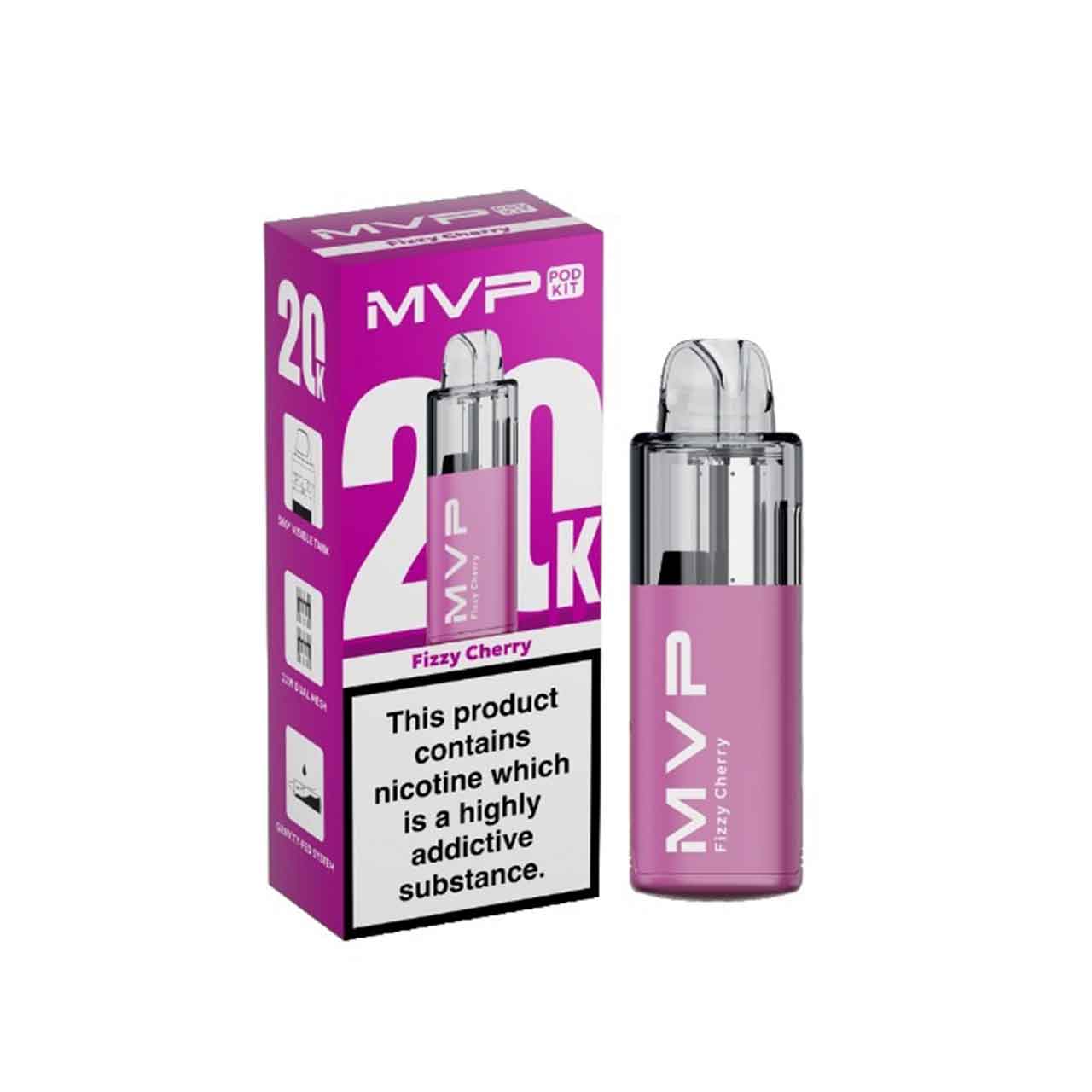
                  
                    Innokin MVP 20K Refill Pod Pack Fizzy Cherry
                  
                