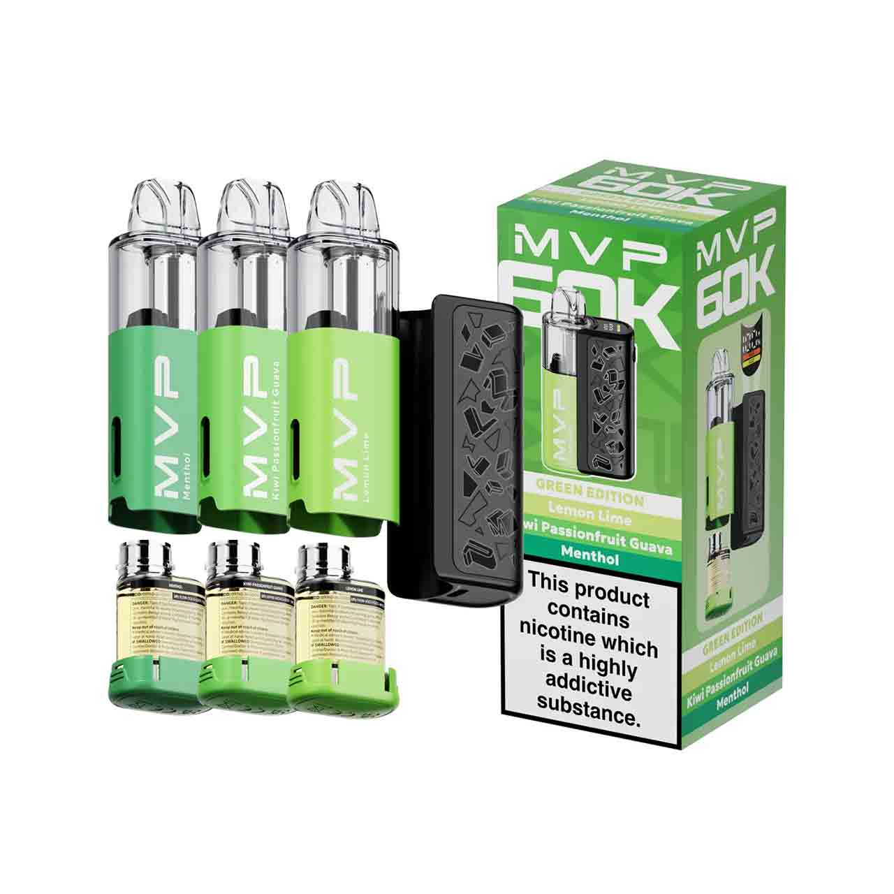 
                  
                    Innokin MVP 60K Prefilled Vape Kit Green Edition packaging
                  
                