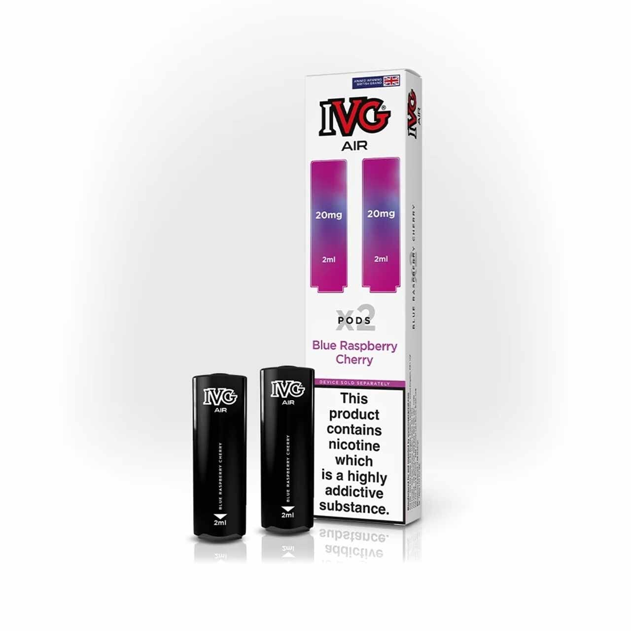 
                  
                    IVG Air Replacement Pods blue raspberry cherry
                  
                