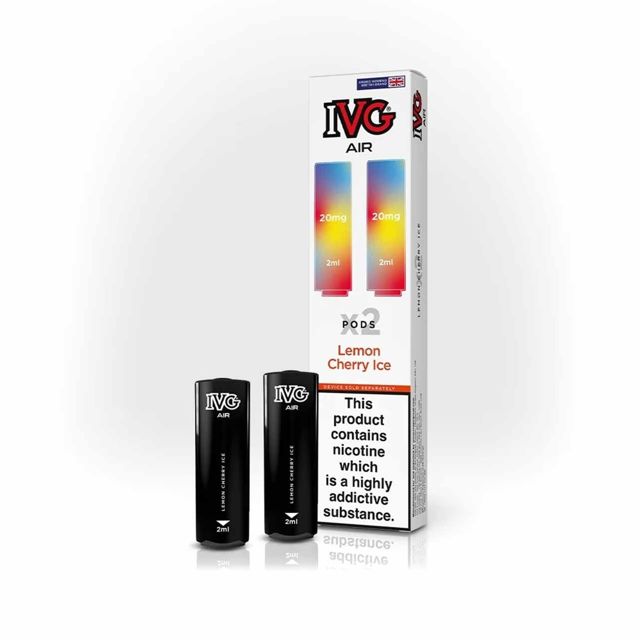 
                  
                    IVG Air Replacement Pods lemon cherry ice
                  
                