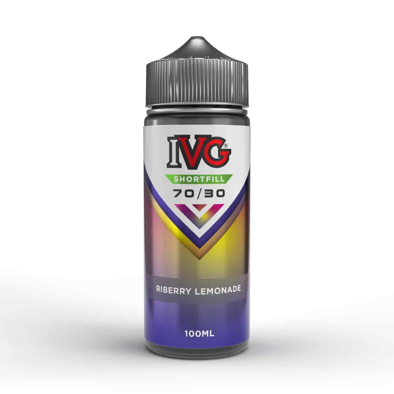 
                  
                    IVG Ribbery Lemonade shortfill e-liquid bottle on a white background
                  
                