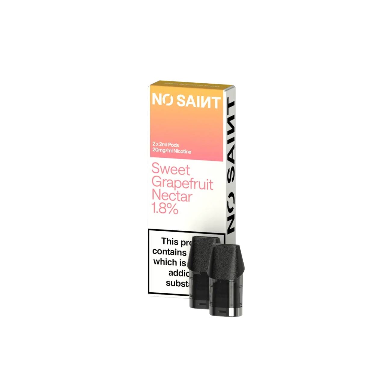 
                  
                    No Saint Sweet Grapefruit Nectar Flavour Prefilled Pods  Pack
                  
                