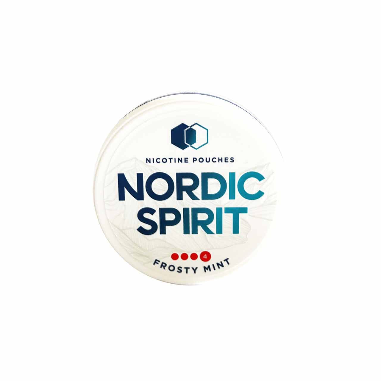 
                  
                    Nordic Spirit Frosty Mint nicotine pouches container on a white background
                  
                