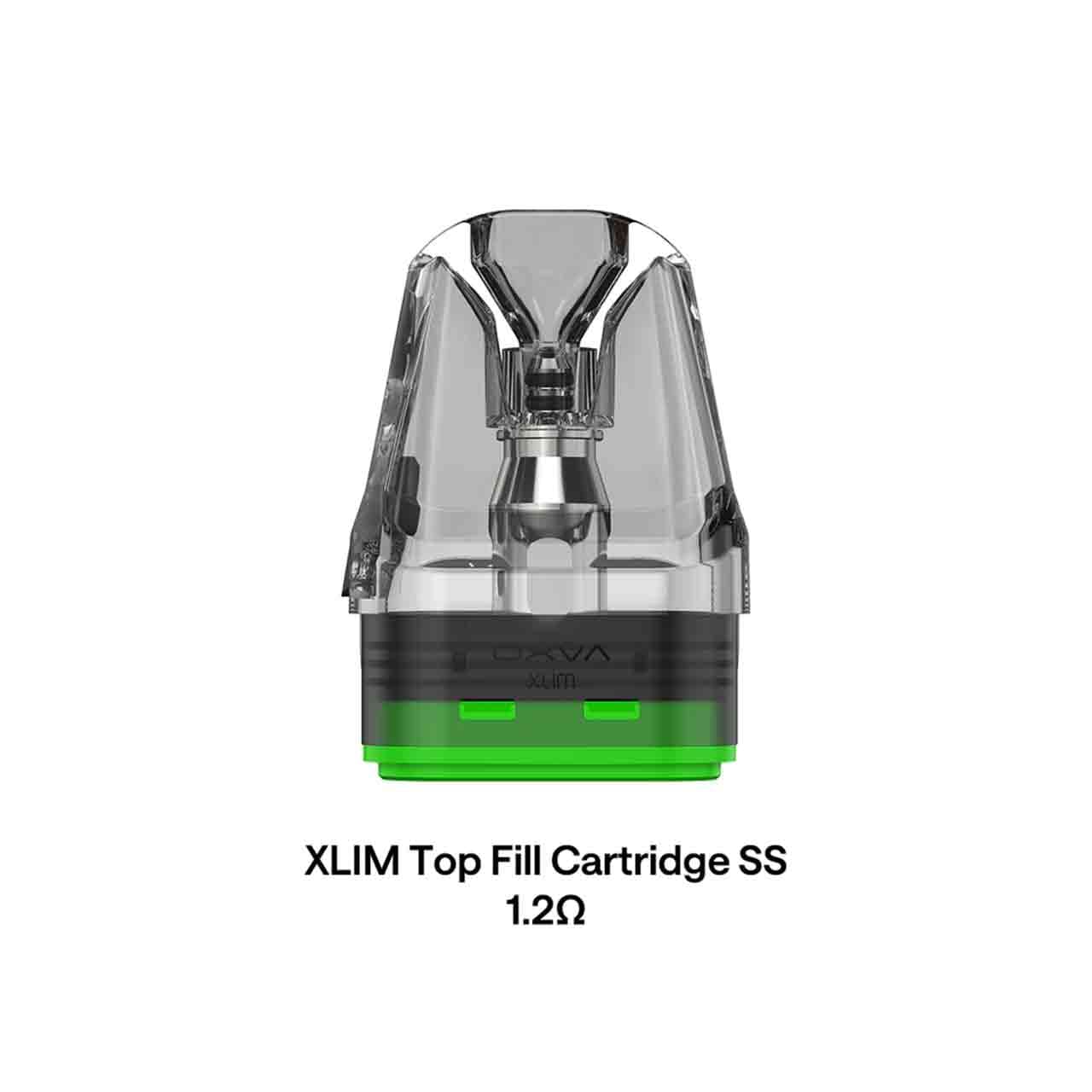 
                  
                    Oxva Xlim Stainless Steel 1.2 Ohm pods on a white background
                  
                