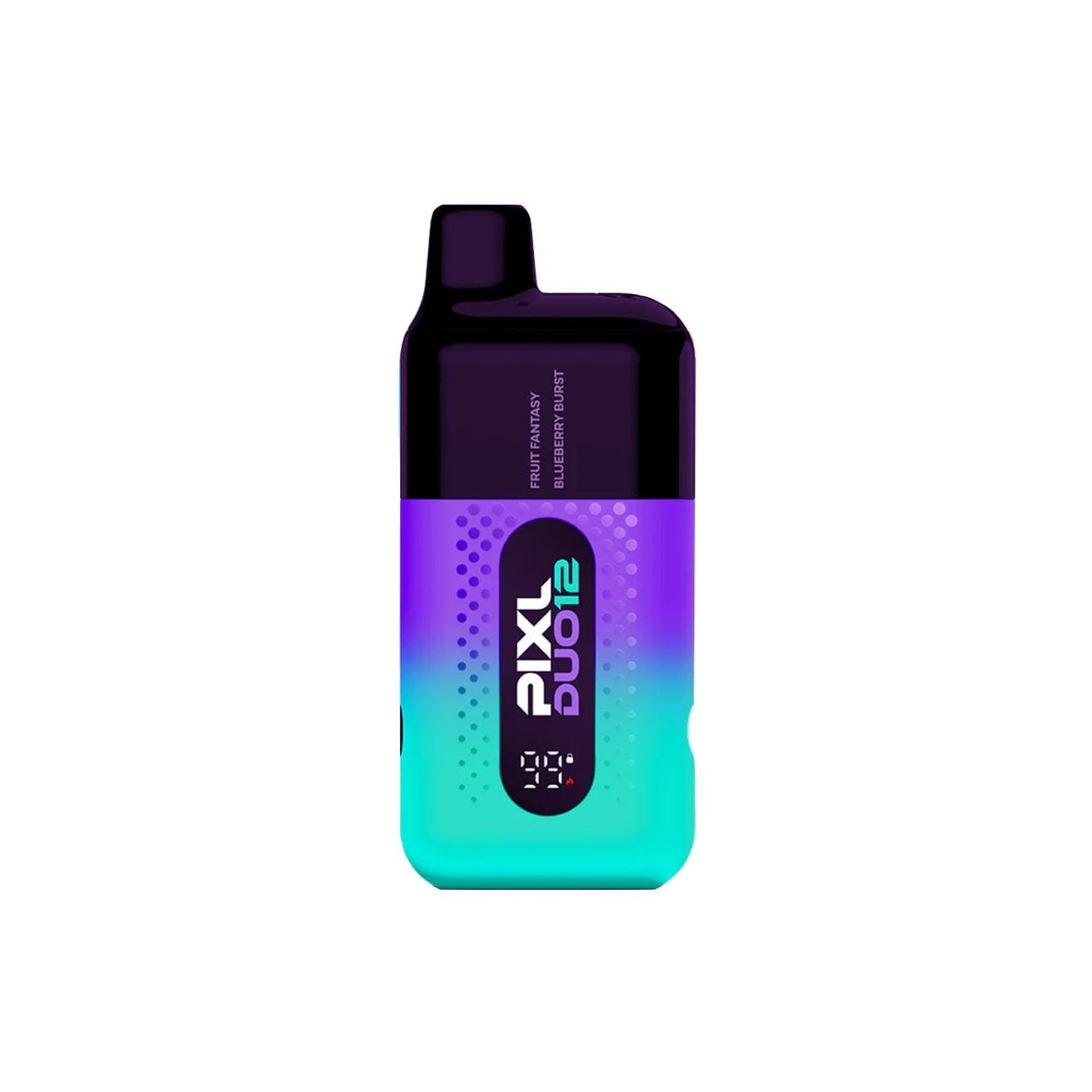
                  
                    Gradient blue and purple Pixl Duo 12 vaping device on a white background
                  
                