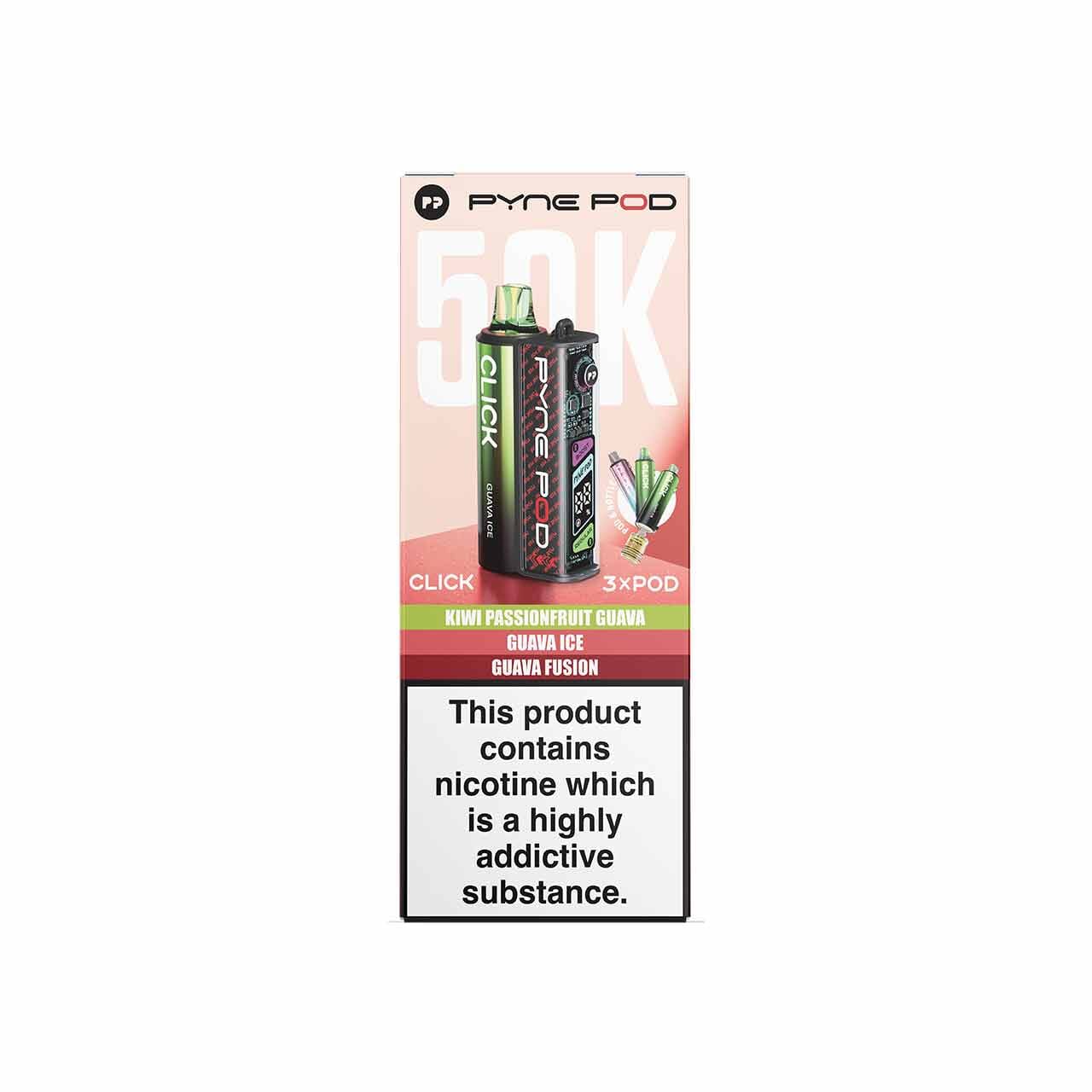 
                  
                    Pyne Pod Click 50K Kit Guava Edition
                  
                