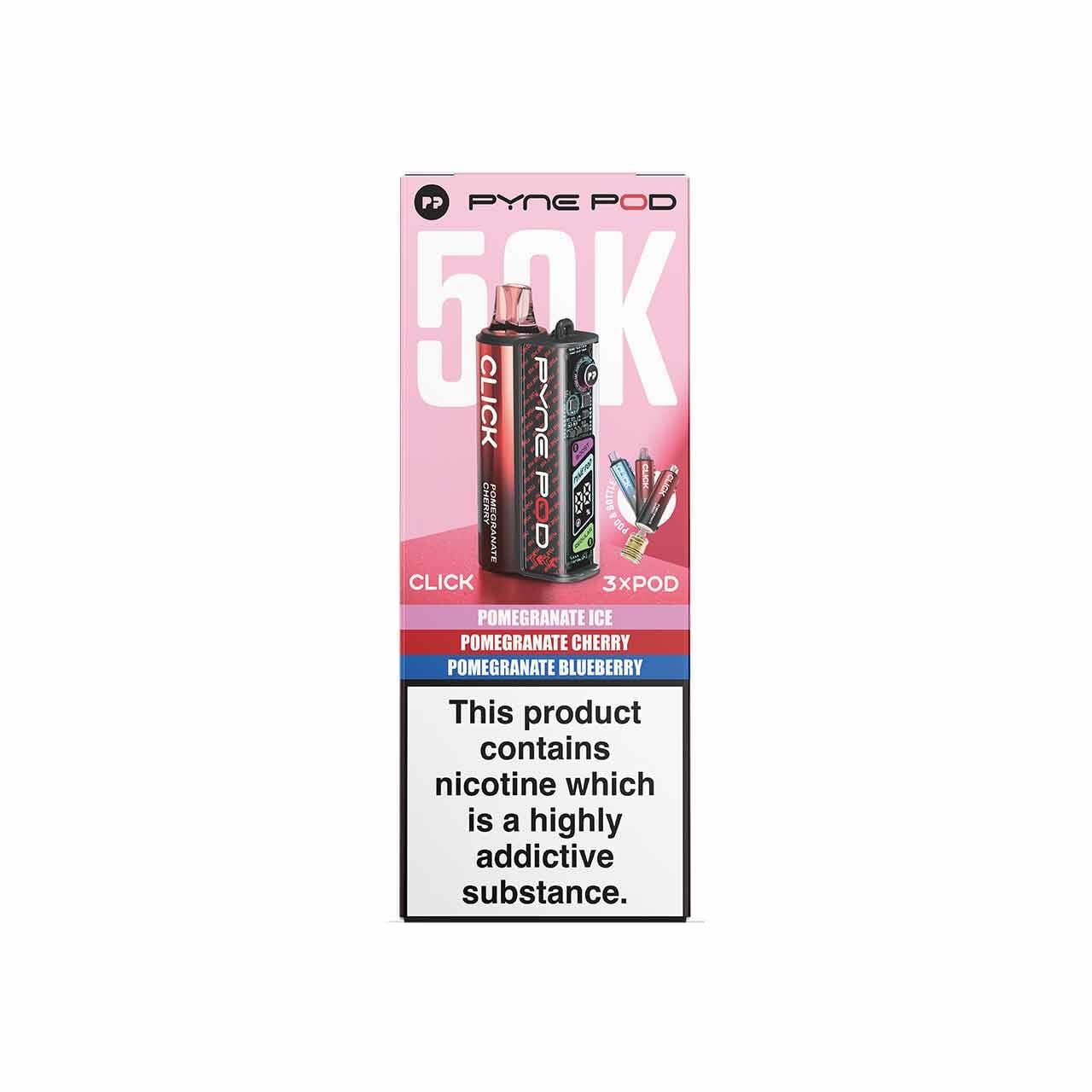
                  
                    Pyne Pod Click 50K Kit Pomegranate Edition
                  
                