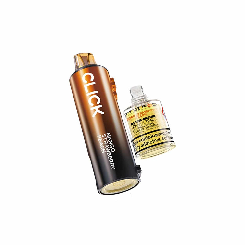 
                  
                    Pyne Pod Click refill pack mango strawberry peach white background
                  
                