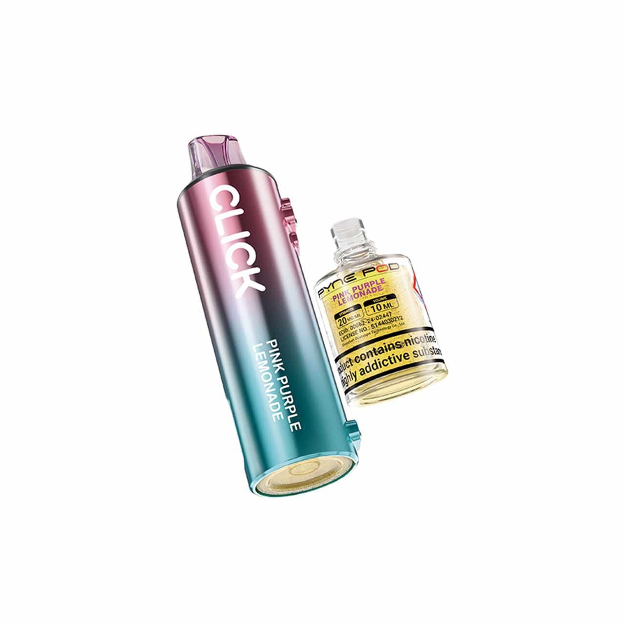 
                  
                    Pyne Pod Click refill pack pink purple lemonade white background
                  
                