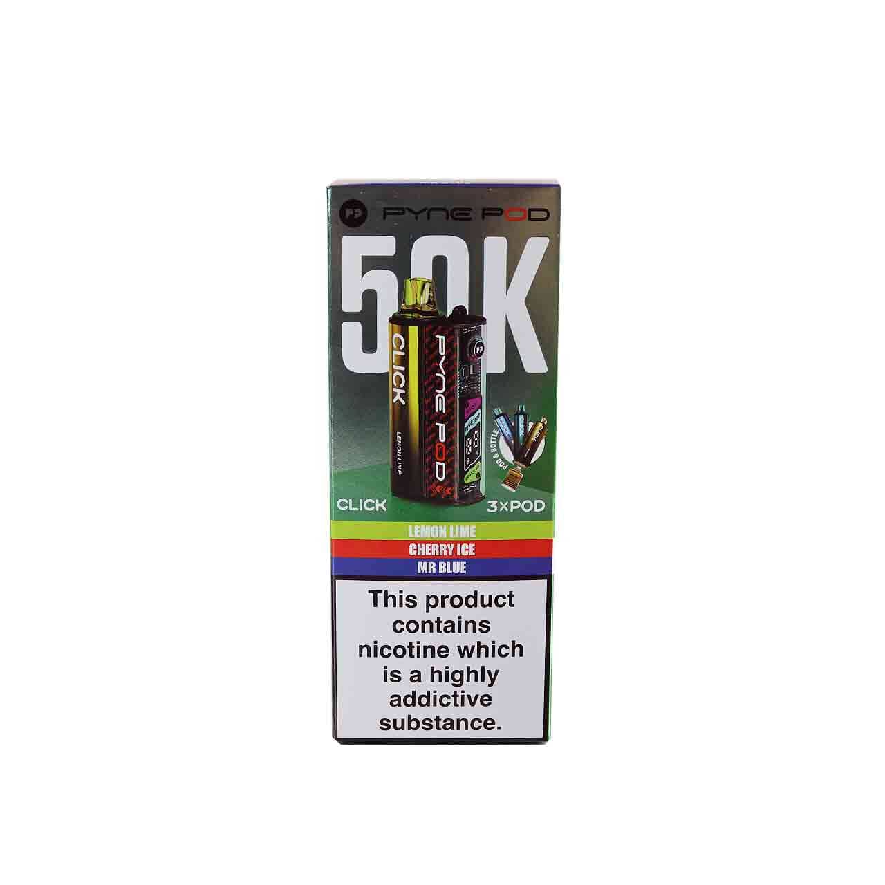 
                  
                    Pyne Pod Click 50K Vape Kit Special Edition on White Background
                  
                