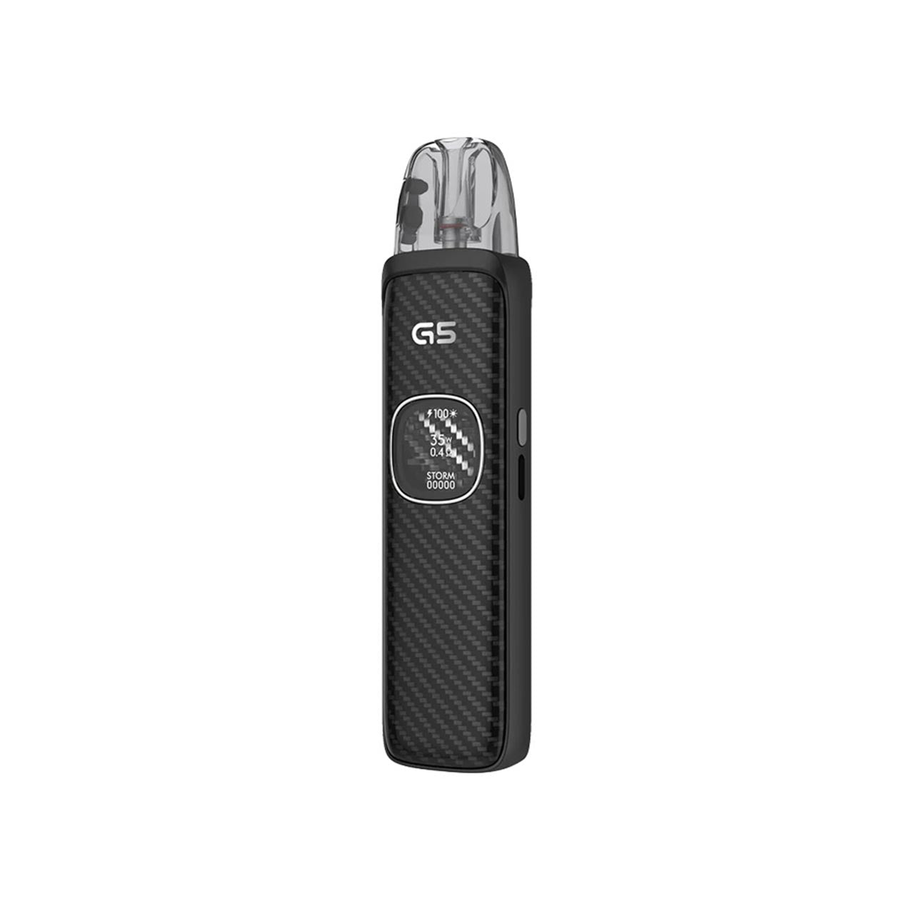 
                  
                    Uwell Caliburn G5 Refillable Pod Vape Kit Black Carbon Colour
                  
                