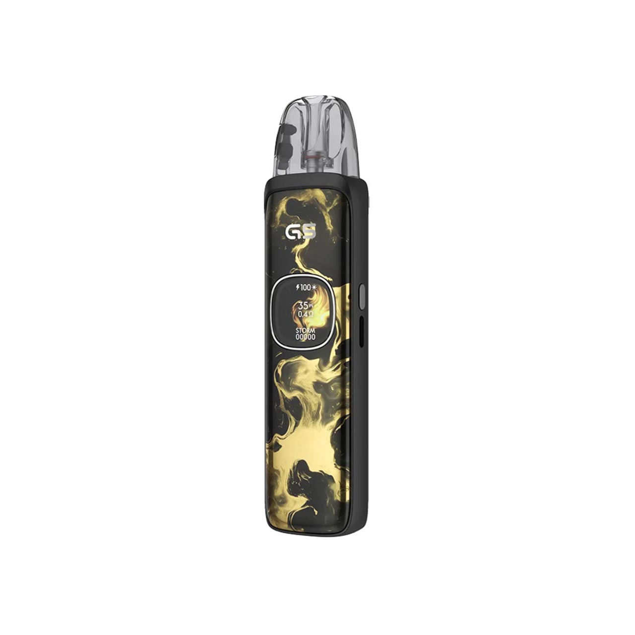 
                  
                    Uwell Caliburn G5 Refillable Pod Vape Kit Black Gold Colour
                  
                
