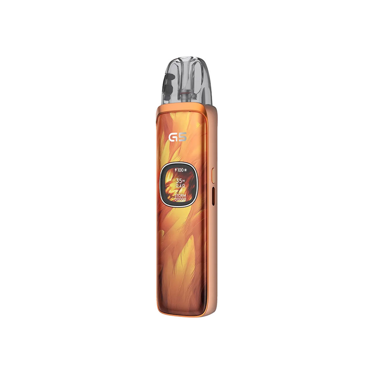 
                  
                    Uwell Caliburn G5 Refillable Pod Vape Kit Orange Feathers Colour
                  
                