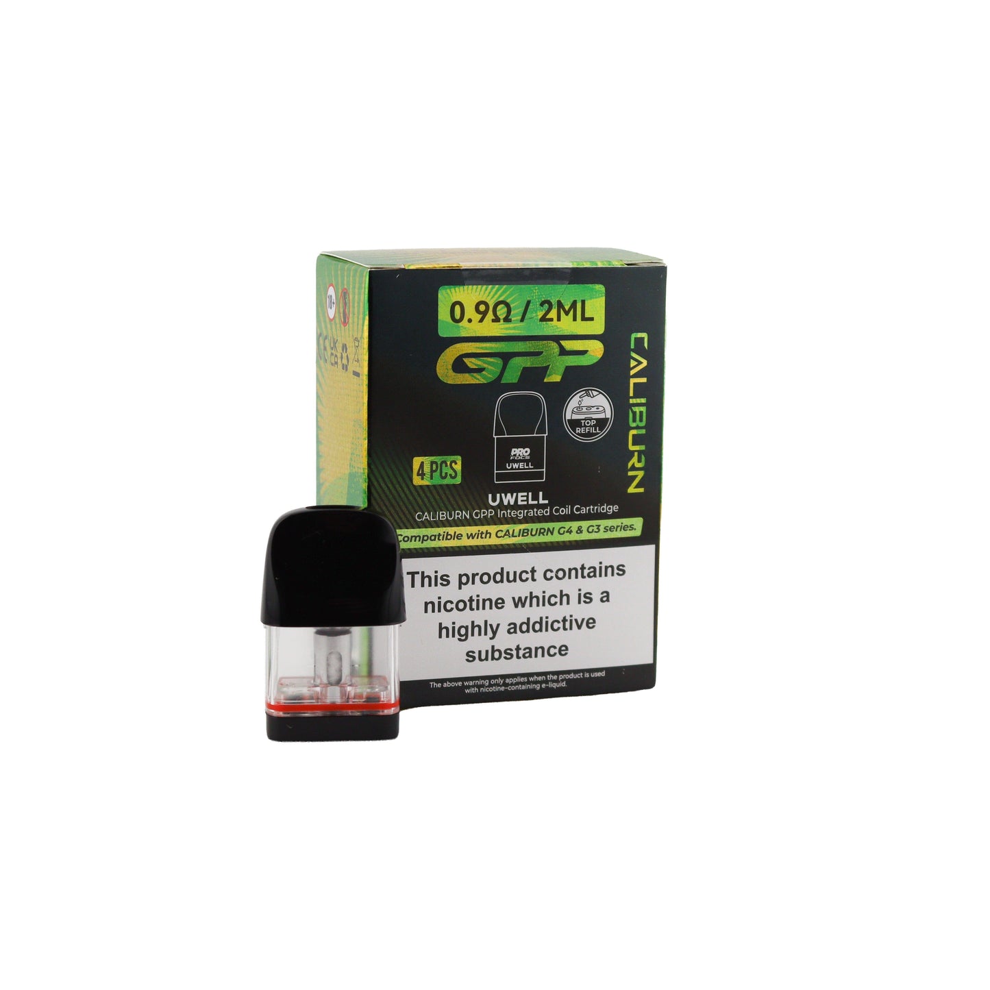 
                  
                    Uwell Caliburn GPP Vape Pods - 4 Pack
                  
                