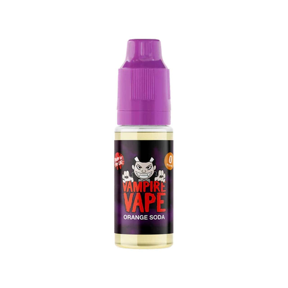 
                  
                    Vampire Vape Orange Soda e-liquid bottle with purple cap on a white background
                  
                