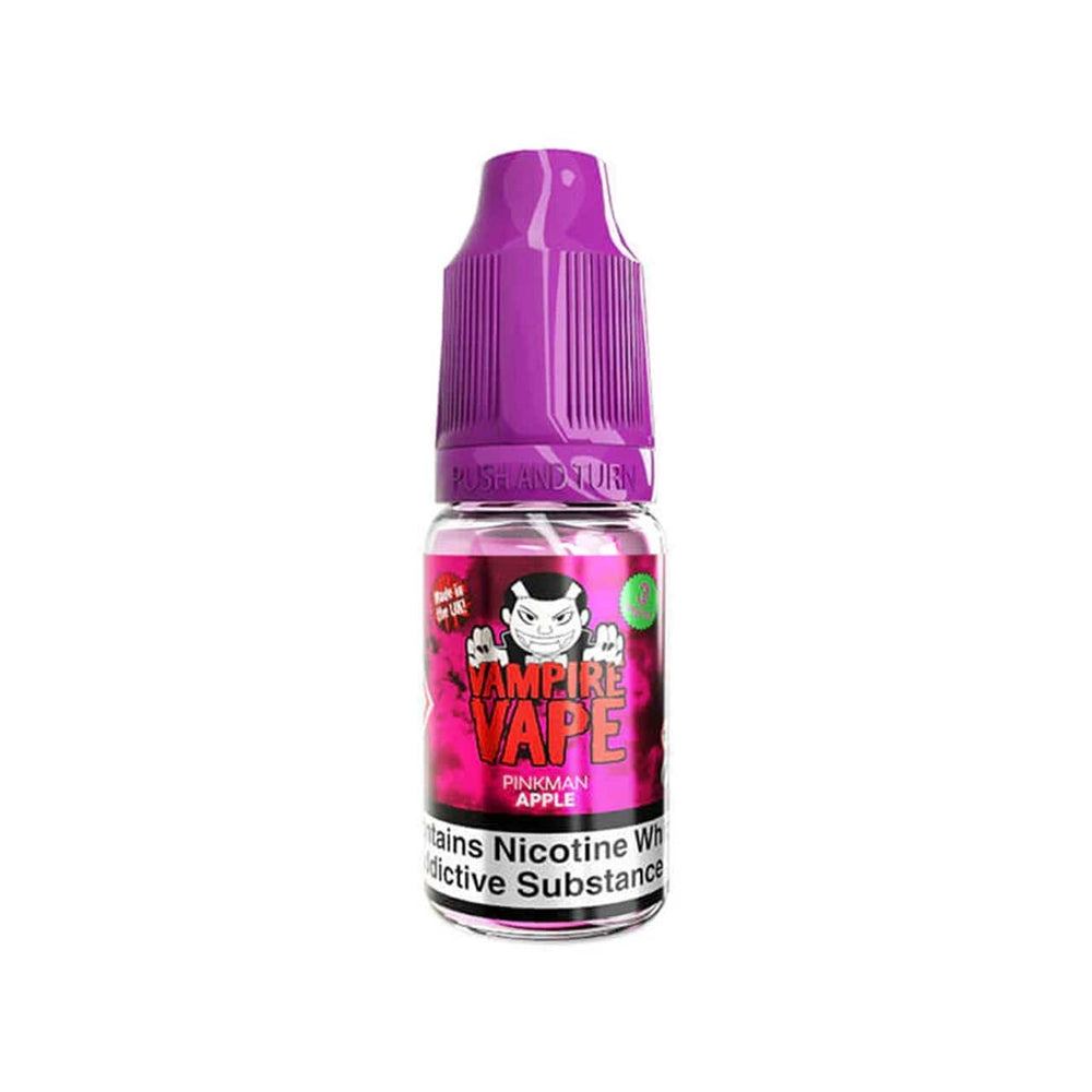 
                  
                    Vampire Vape Pinkman Apple vape juice bottle with purple cap on a white background
                  
                