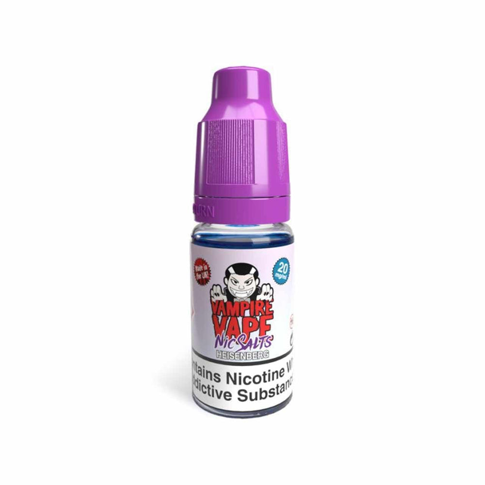 
                  
                    Vampire Vape nic salts heisenberg bottle white background
                  
                