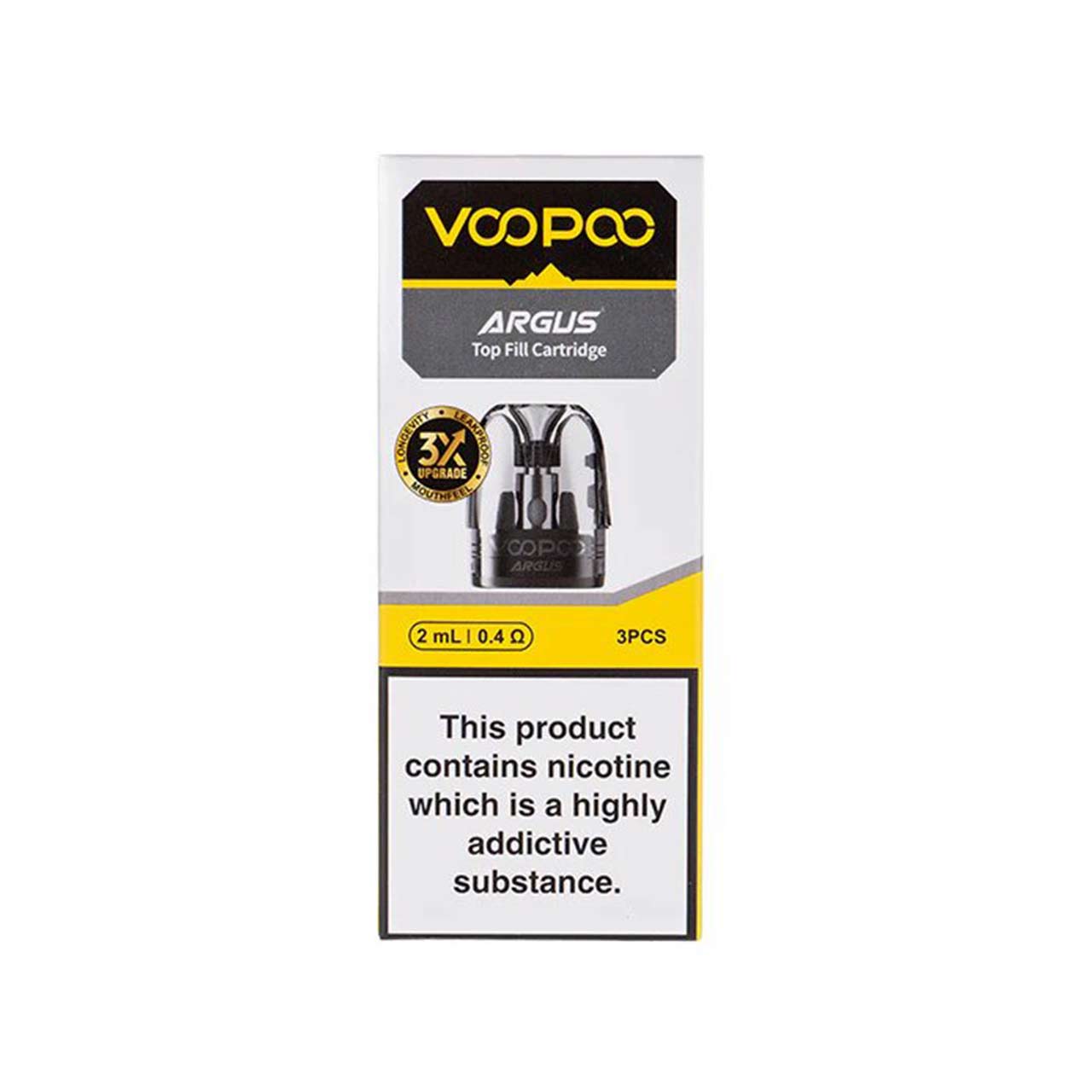 Voopoo Argus Pods Top Fill - 0.4ohm - 2ml - 3 Pack