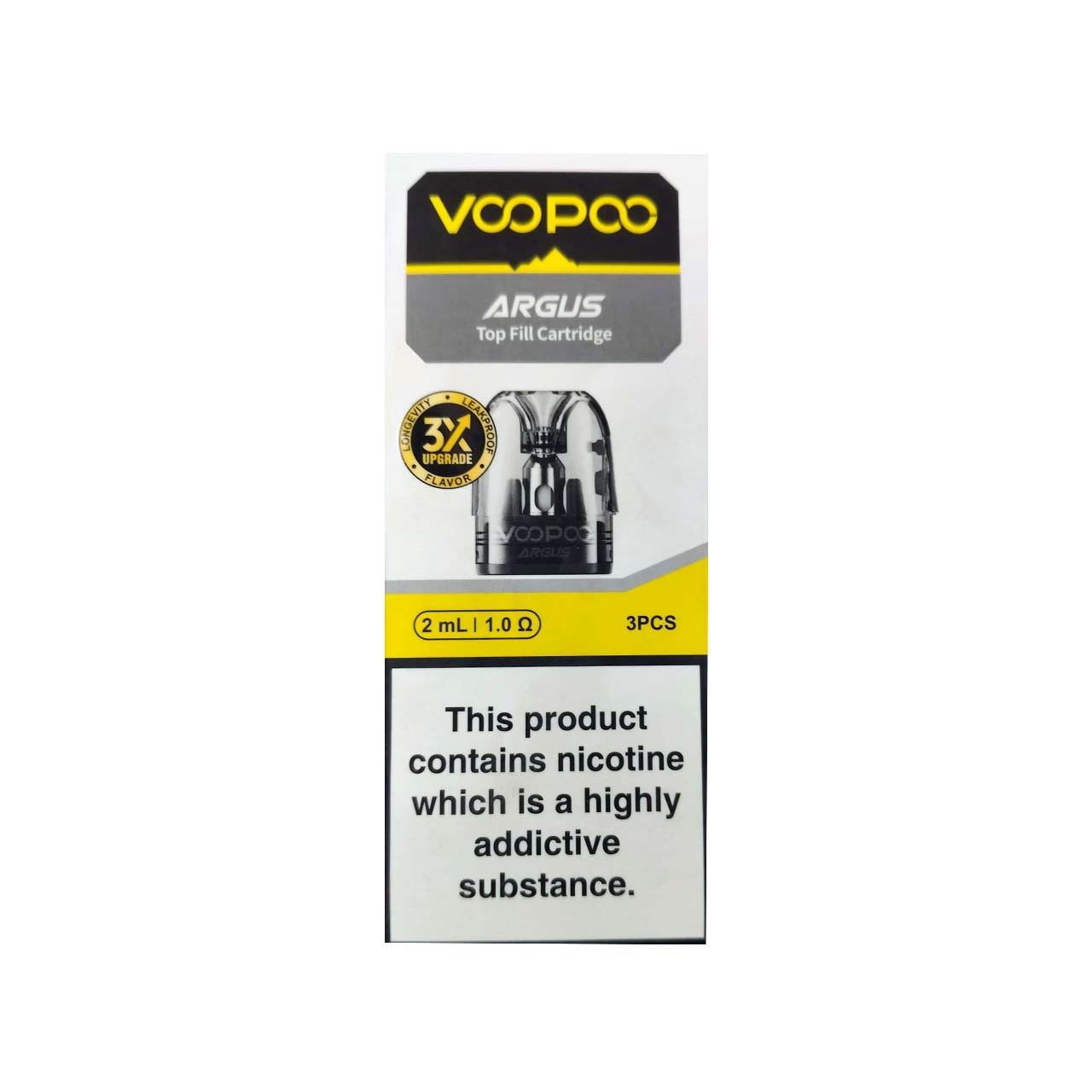 
                  
                    Voopoo Argus Pods Top Fill -1.0ohm - 2ml - 3 Pack
                  
                
