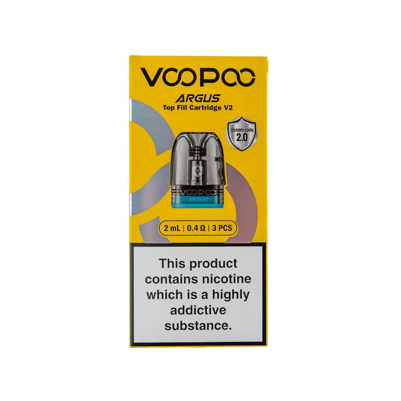 
                  
                    Voopoo Argus Pods Top Fill - 0.4ohm V2 - 2ml - 3 Pack
                  
                