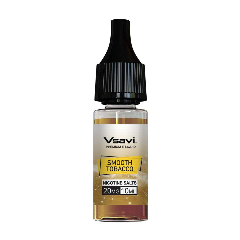
                  
                    Vsavi Smooth Tobacco nic salt e-liquid bottle on a white background
                  
                