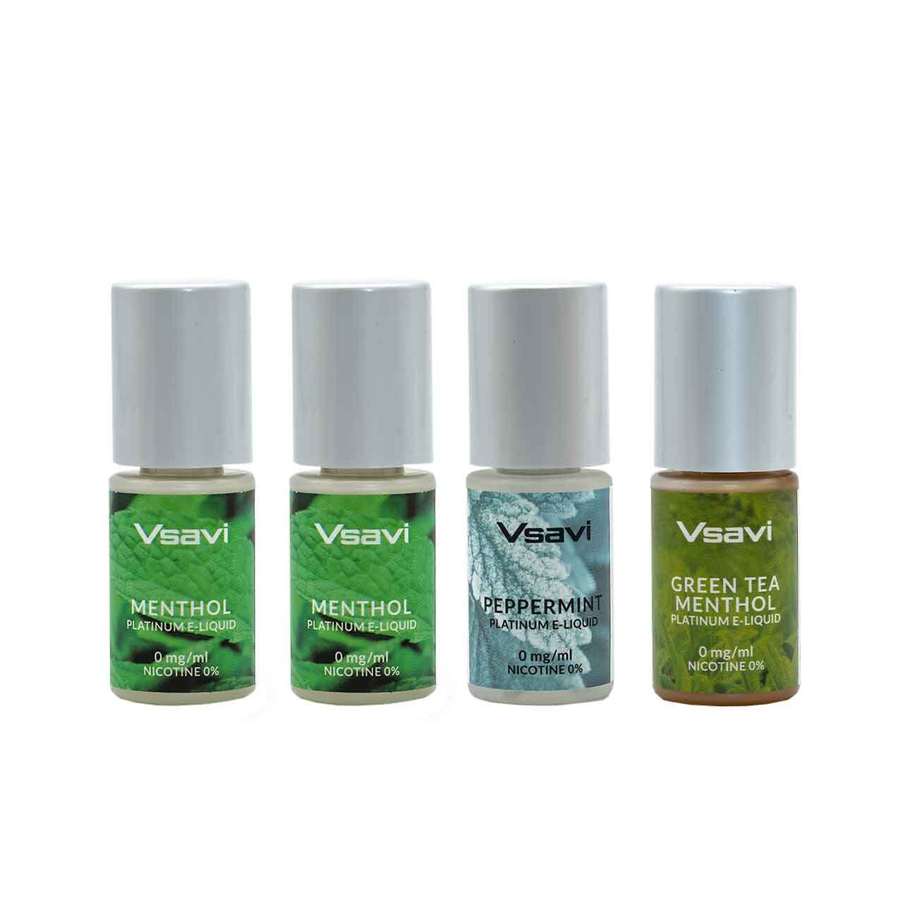 Vsavi Platinum E-Liquid Sample Bundle Menthol