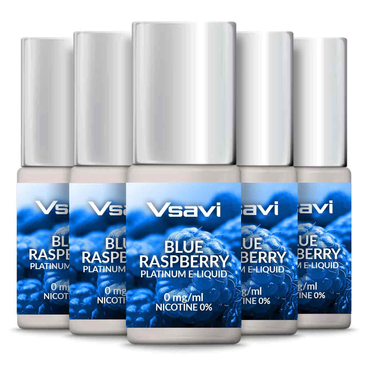 
                  
                    Vsavi Platinum blue raspberry five bottles on a white background
                  
                