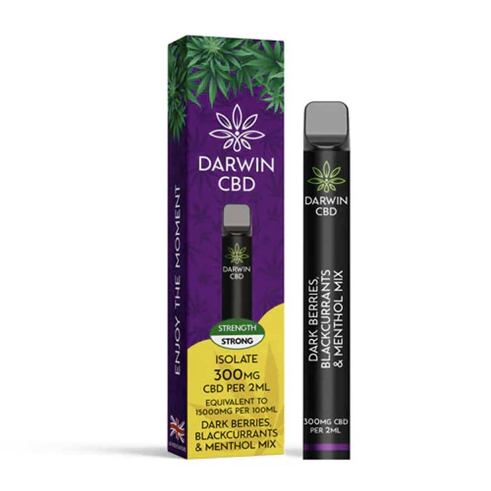 
                  
                    Darwin CBD Disposable 300mg dar berries blackcurrant menthol
                  
                