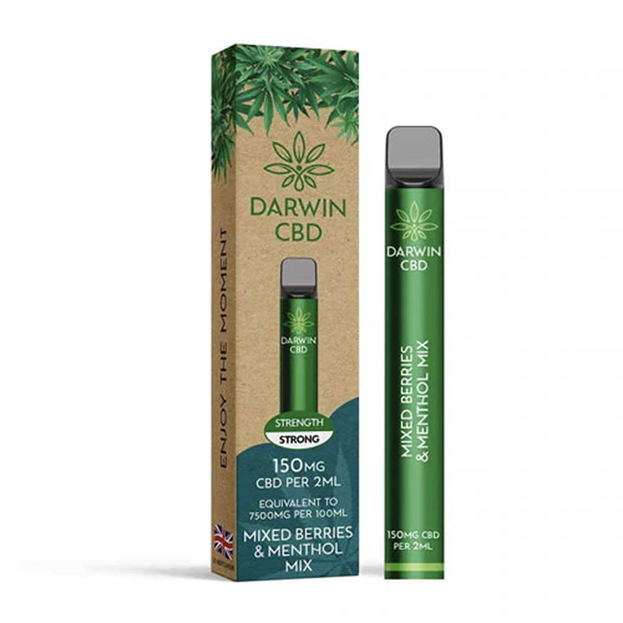 
                  
                    Darwin CBD Disposable 150mg mixed berries menthol
                  
                