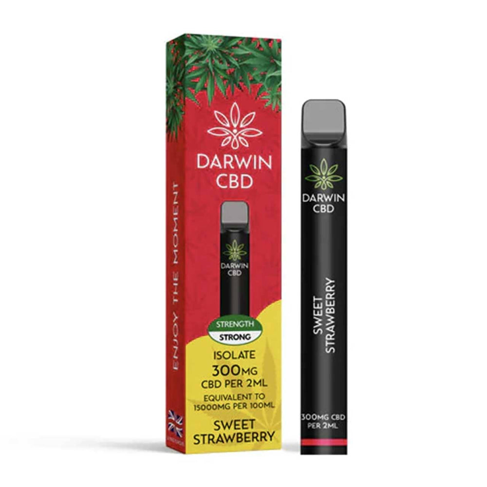 
                  
                    Darwin CBD Disposable 300mg sweet strawberry
                  
                