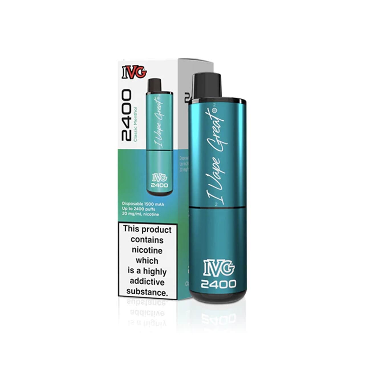 
                  
                    IVG 2400 classic menthol
                  
                