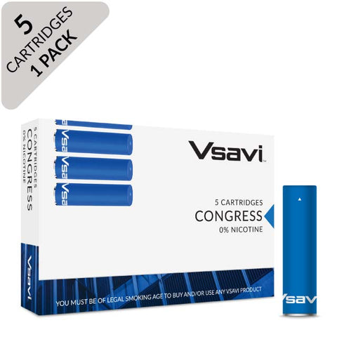 Vsavi Classic Catridges 5-pack congress tobacco