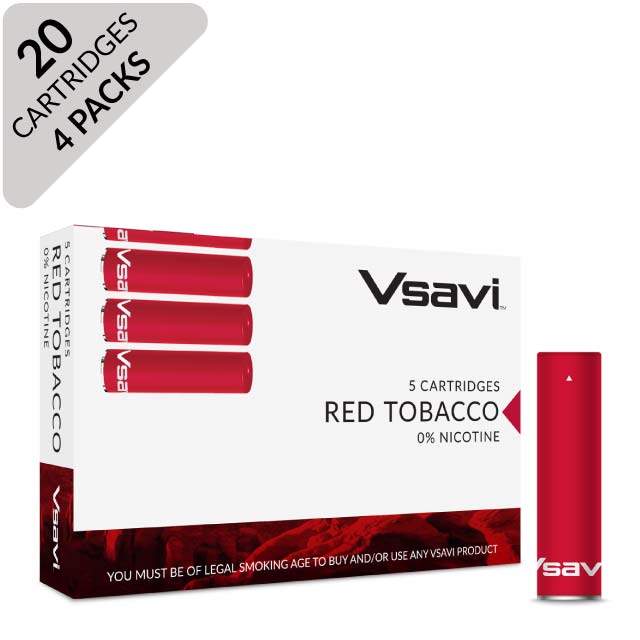 Vsavi Red Tobacco Pre-Filled Cartridge Vape