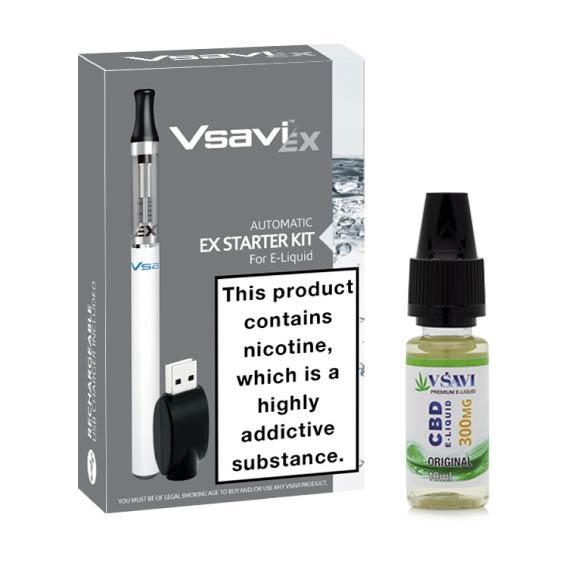 CBD Vape Pen Kit with Pure Organic Cannabidiol Vape Oil